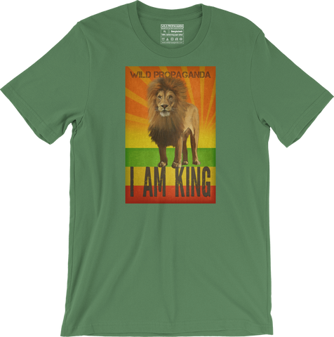 Lion - I am king - Men's/Unisex T-shirt