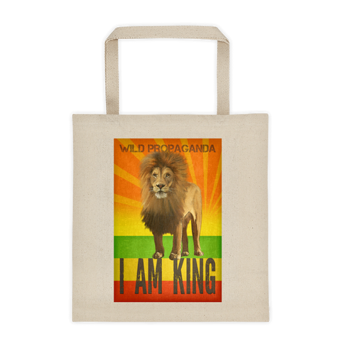 Lion - I Am King - Canvas Tote