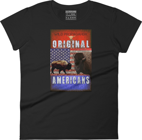 Buffalo - Original Americans - Women's crew neck T-shirt