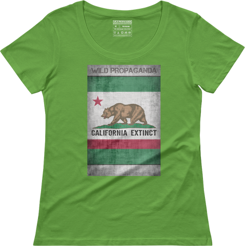 Grizzly - California Extinct - Women's scoop neck T-shirt