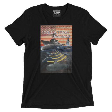 Whales - Collateral Damage - Vintage Black Tee