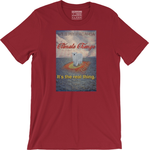 Climate Change - It's the real thing - Men's/Unisex T-shirt
