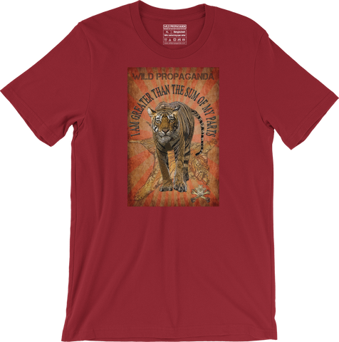 Tiger - I am greater than the sum of my parts - Men's/Unisex T-shirt