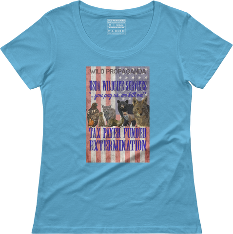 USDA Wildlife Services - Women's scoop neck T-shirt