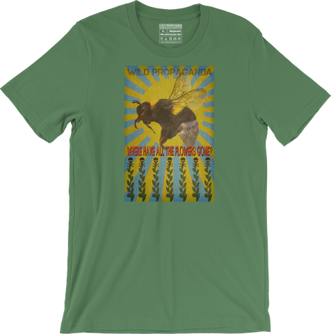 Wild Bees - Where have all the flowers gone? - Men's/Unisex T-shirt