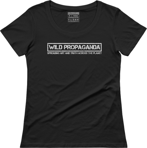 Wild Propaganda - Official Logo - Women's scoop neck T-shirt