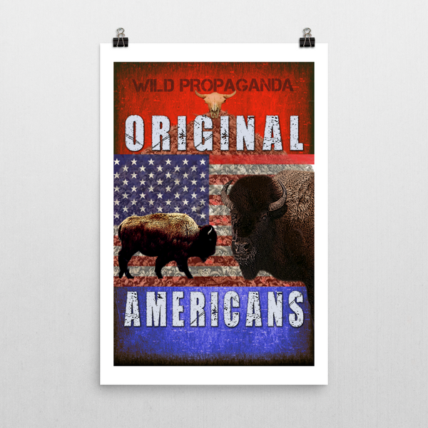 Buffalo - ORIGINAL AMERICANS - Poster