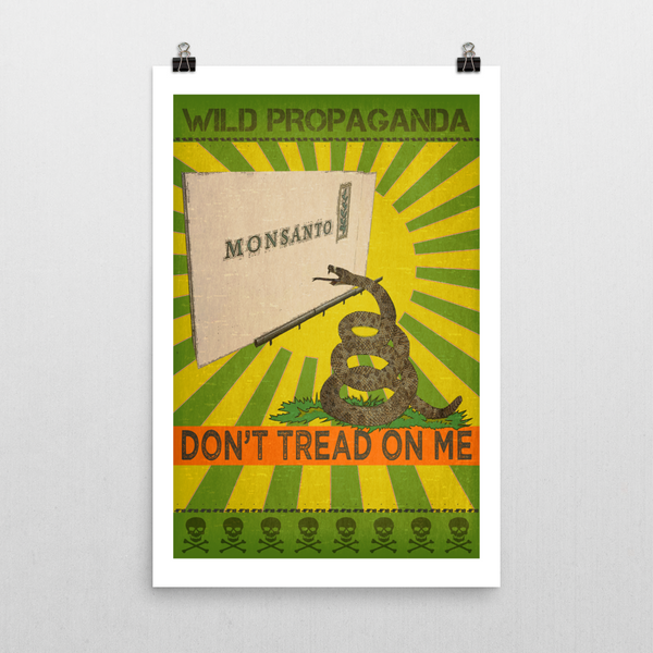 Monsanto - DON'T TREAD ON ME - Poster