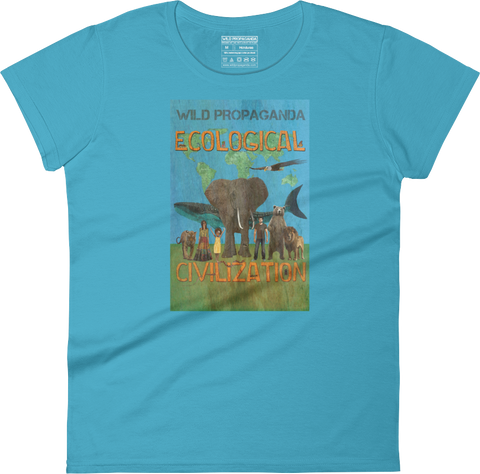 Ecological Civilization - Women's crew neck T-shirt