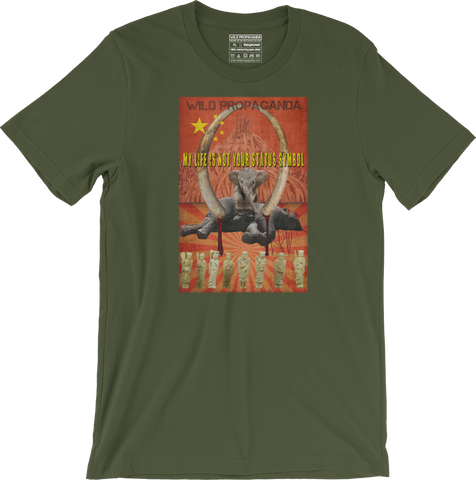 Elephant - I am not your status symbol - Men's/Unisex T-shirt