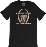 Elephant - Minimalist - I am not your status symbol - Men's/Unisex T-shirt