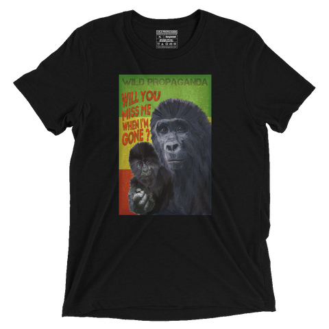 Gorilla - Will you miss me when I'm gone? - Vintage Black Tee
