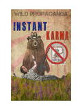 Grizzly - Instant Karma - Vintage Black Tee