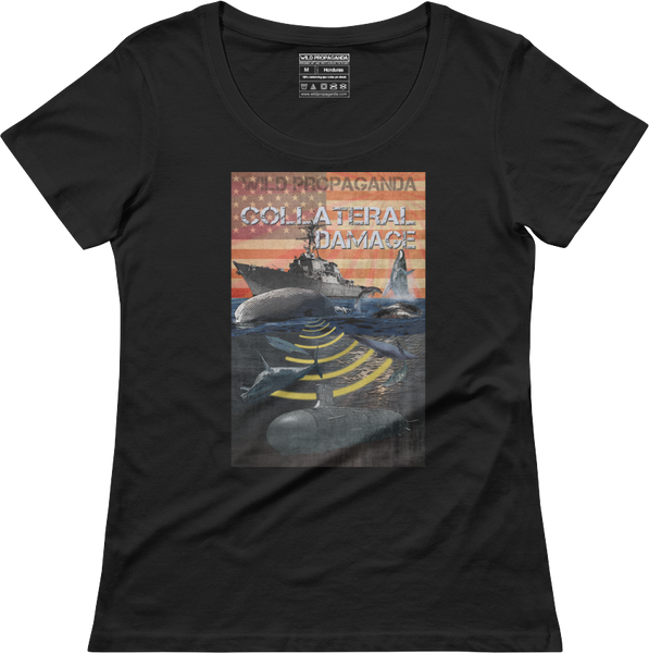 Whales - Collateral Damage - Women's scoop neck T-shirt