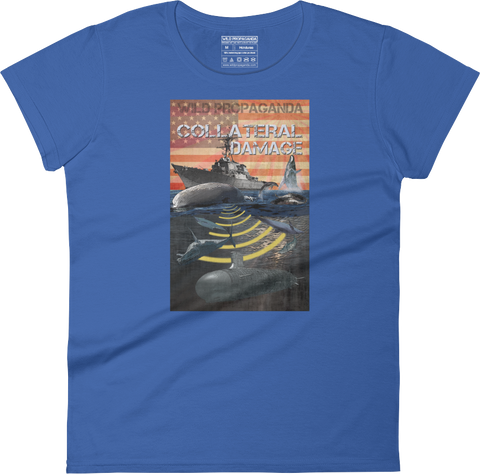 Whales - Collateral Damage - Women's crew neck T-shirt
