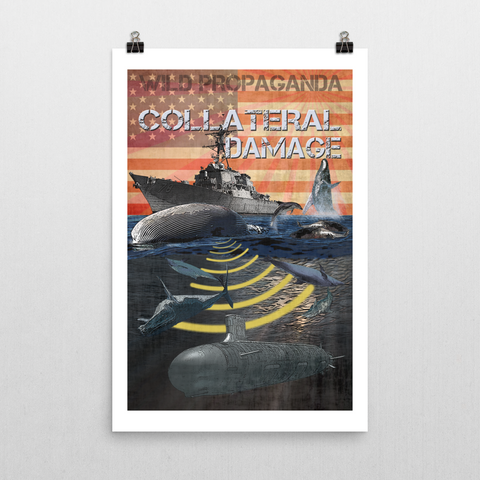 Whales - COLLATERAL DAMAGE - Poster