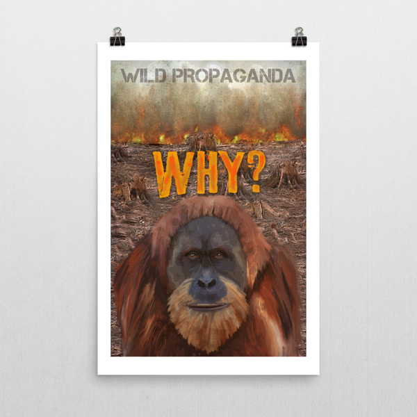 Orangutan - WHY? - Poster