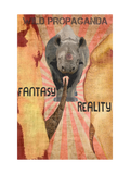 Rhino - Fantasy/Reality - Vintage Black Tee