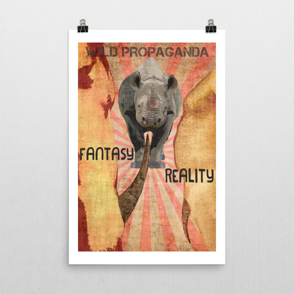 Rhino - FANTASY/REALITY - Poster