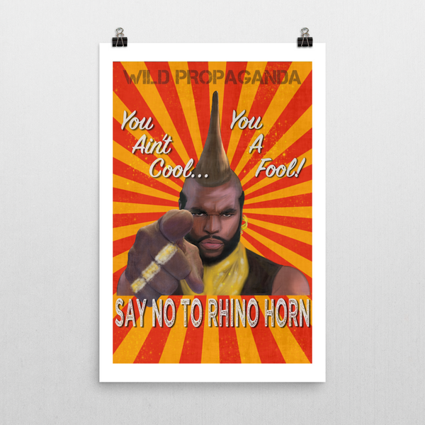 Rhino - YOU AIN'T COOL, YOU A FOOL! - Poster