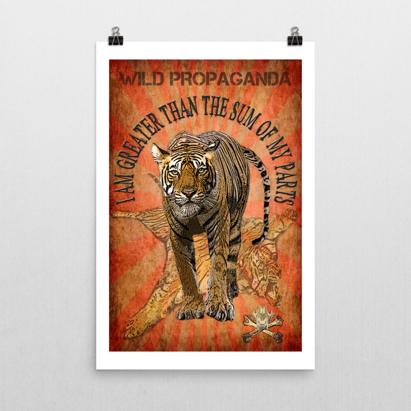 Tiger - I AM GREATER THAN THE SUM OF MY PARTS - Poster