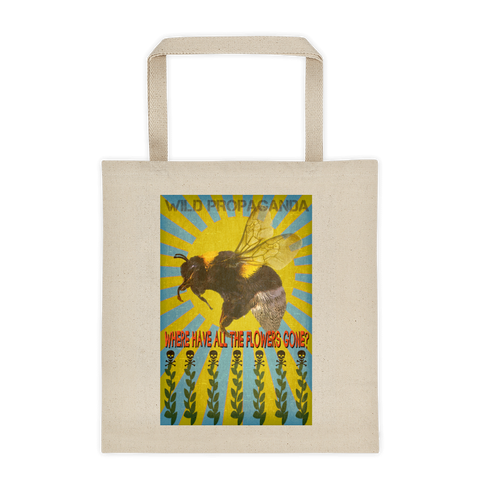 Wild Bees - Where have all the flowers gone? - Canvas Tote
