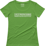 Wild Propaganda - Official Logo - Women's scoop neck T-shirt