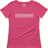 Wild Propaganda - Official Logo - Women's scoop neck T-shirt