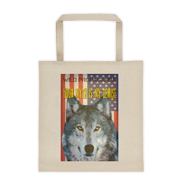 Wolf - Your myth is my demise - Canvas Tote