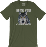 Wolf - Minimalist - Your myth is my demise - Men's/Unisex T-shirt