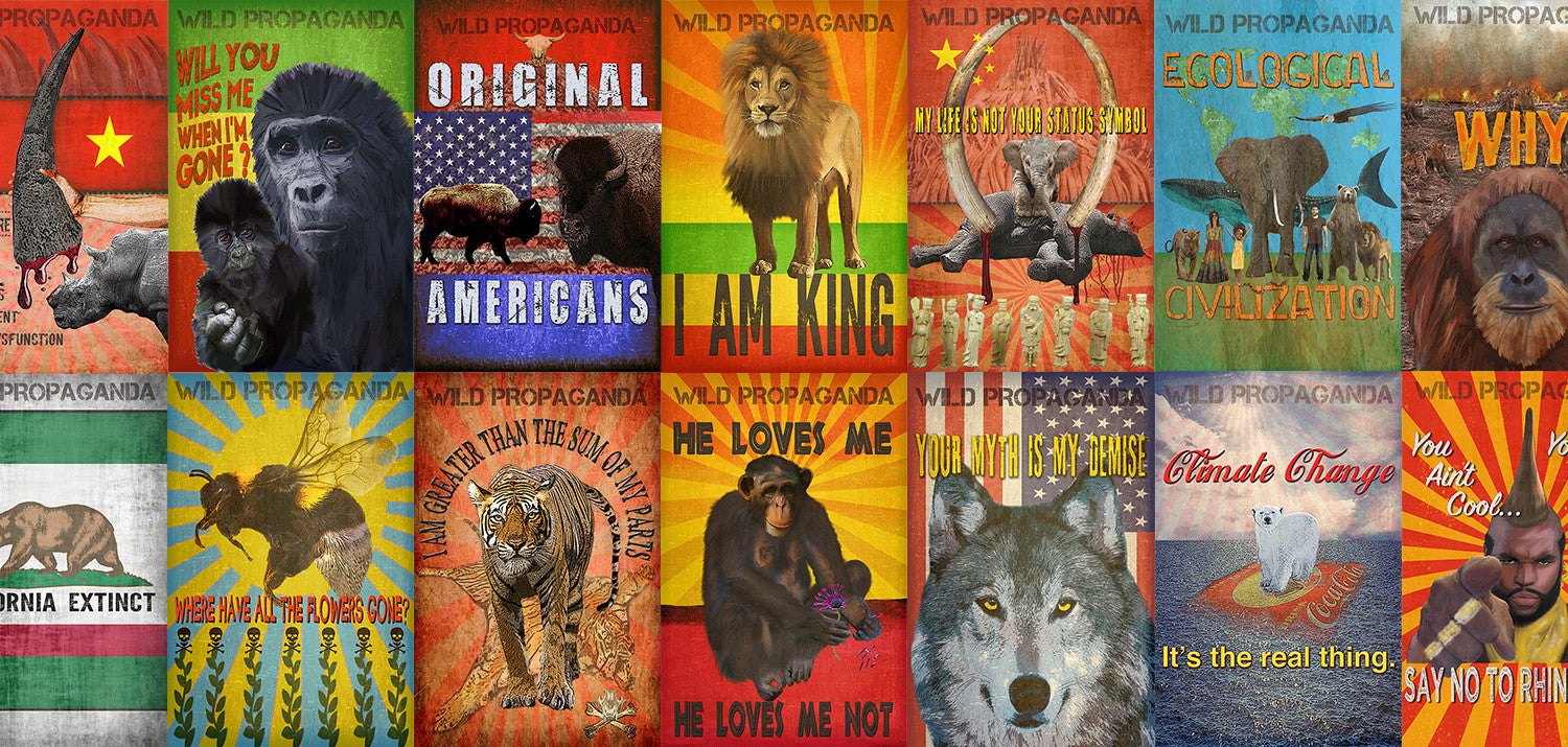 Wild Propaganda artwork mosaic